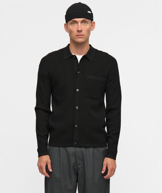 Anerkjendt Aksvend Needle Rib Knit Cardigan