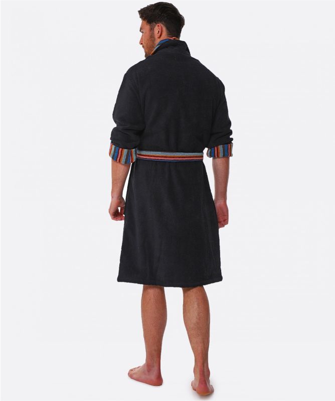 Paul Smith Artist Stripe Trim Dressing Gown