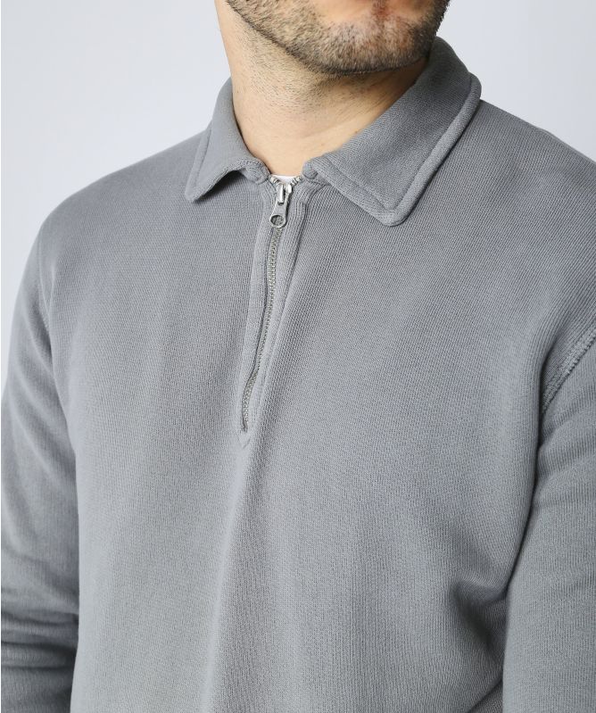 Hartford Zip Placket Sweatshirt