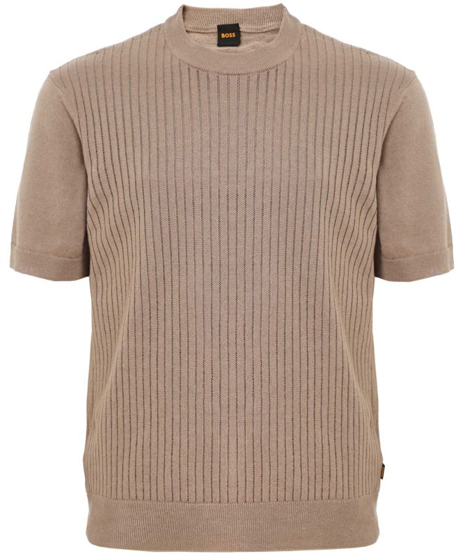 BOSS Cotton Linen Ajordino T-Shirt