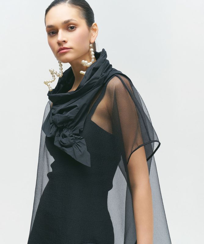 Bize Sheer Organza Tunic