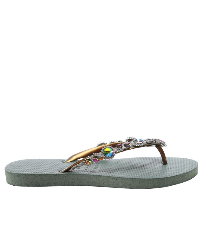 Uzurii Marilyn Crystal Flip Flops