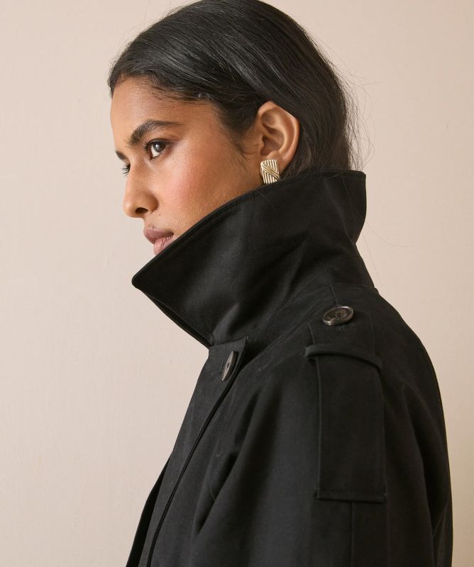 Nobody's Child Double-Breasted Ericana Trench Coat