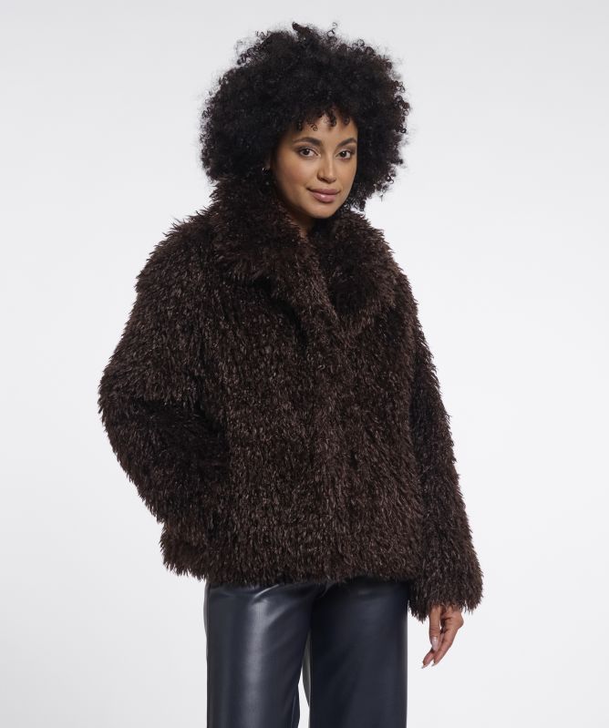 Rino and Pelle Lias Faux Fur Jacket