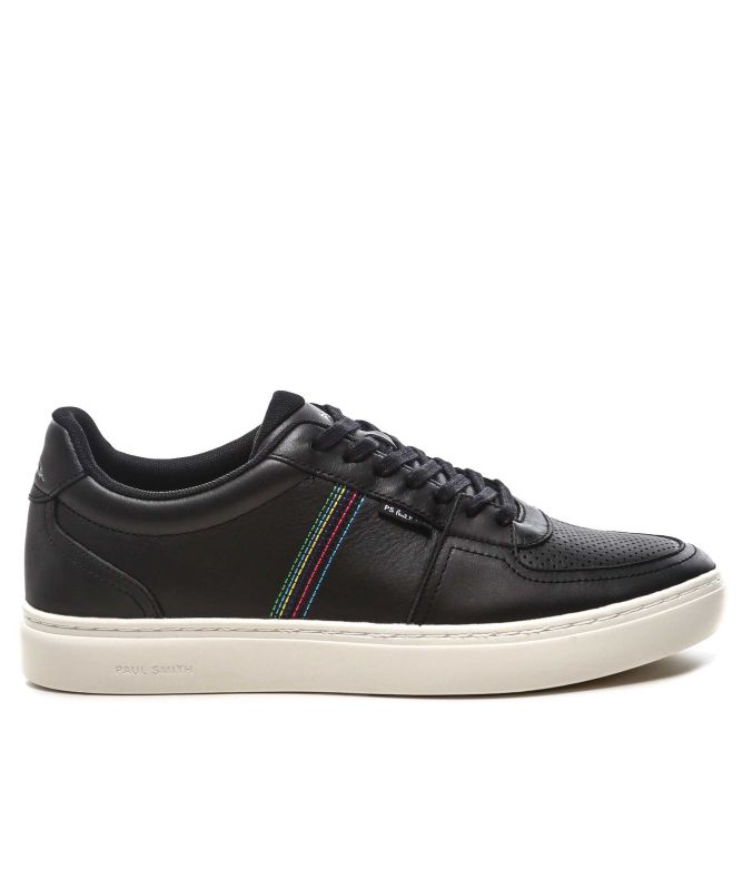 Paul Smith Black Leather Margate Trainers | Jules B