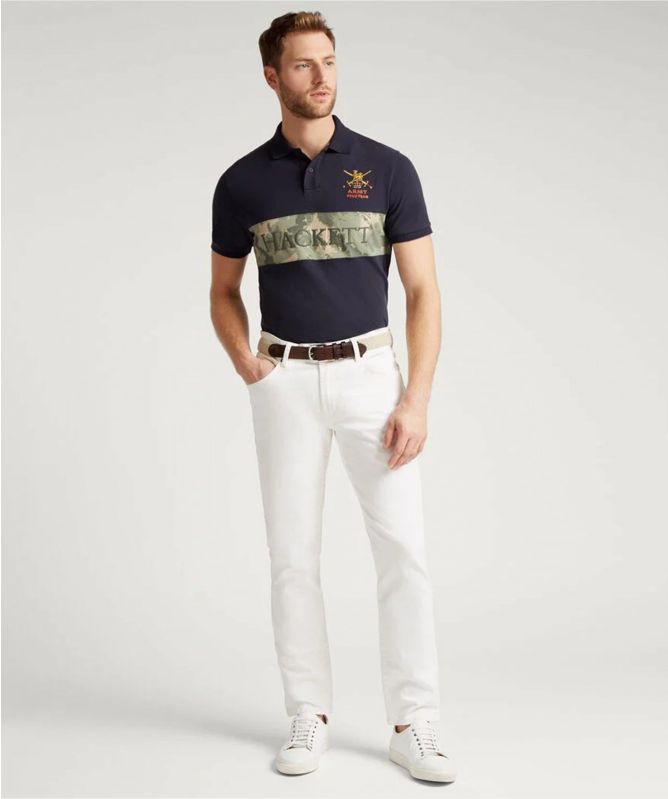 Hackett Classic Fit Limited Edition Army Polo Shirt