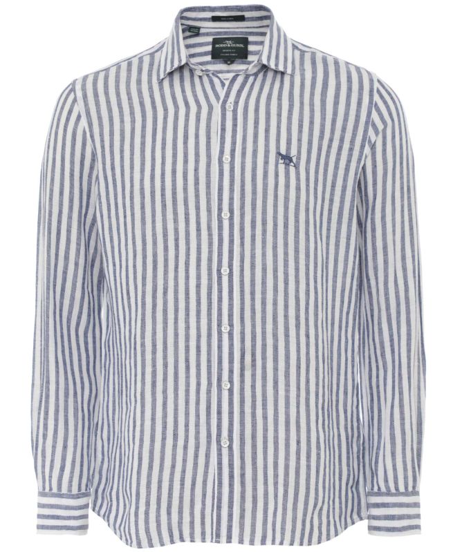 Rodd and Gunn Seadown Striped Linen Shirt