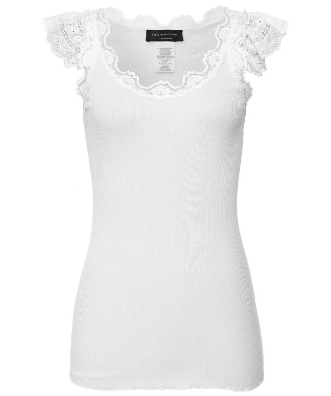 Rosemunde Benita Silk Blend Lace Trim Gypsy Top