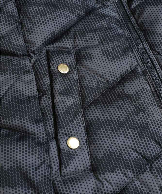Barbour International Motegi Quilted Faux Fur Trim Jacket
