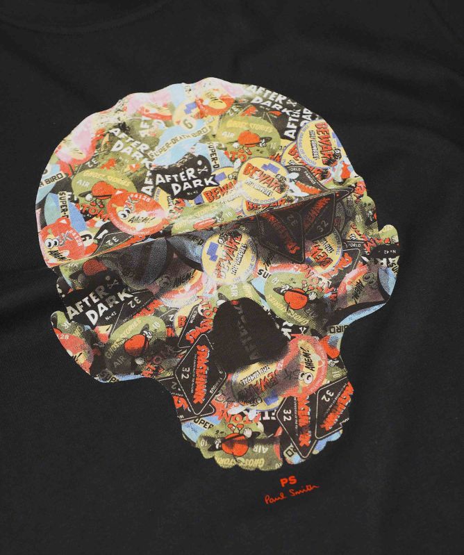 Paul Smith Sticker Skull T-Shirt