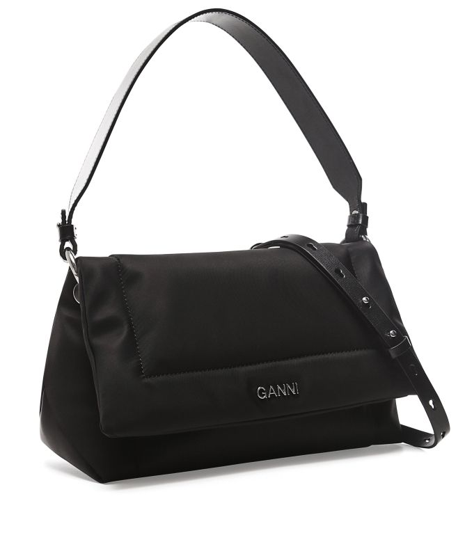GANNI Pillow Crossbody Flap Bag