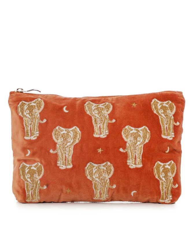 Golden Elephants Everyday Pouch