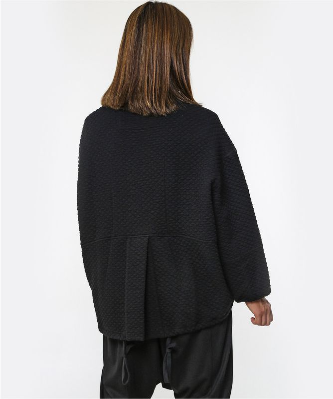 NU London Oversized Quilted Pullover