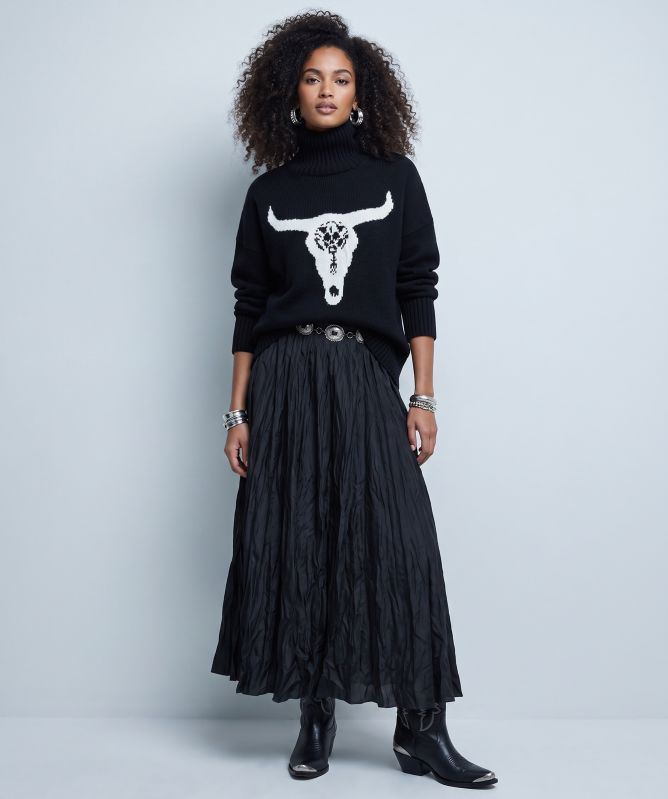 Eddy and Ivy Skull Merino Cashmere Jumper
