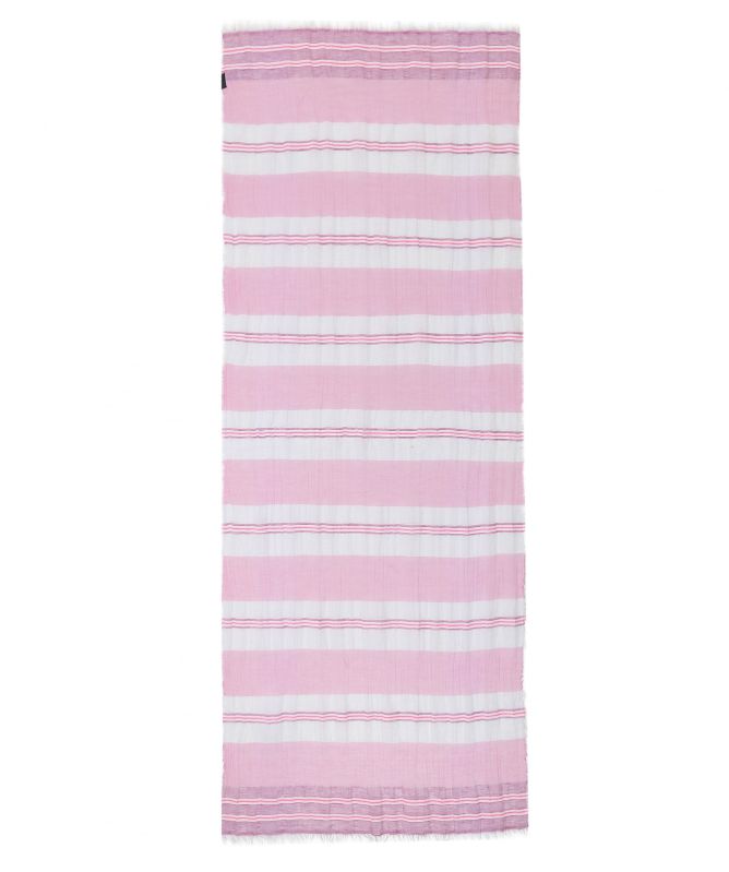 OSKA Linen Blend Stripe Scarf