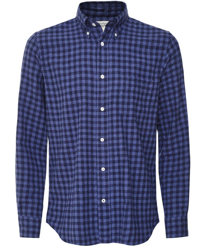 Hartford Flannel Gingham Pitt Shirt