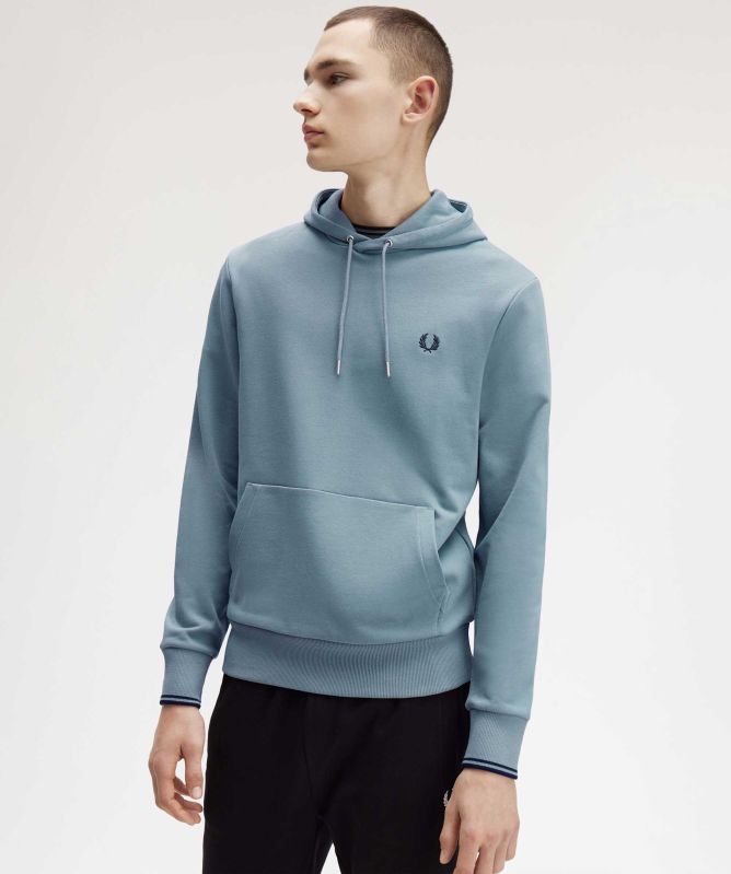 Fred Perry Tipped Hooded Sweatshirt
