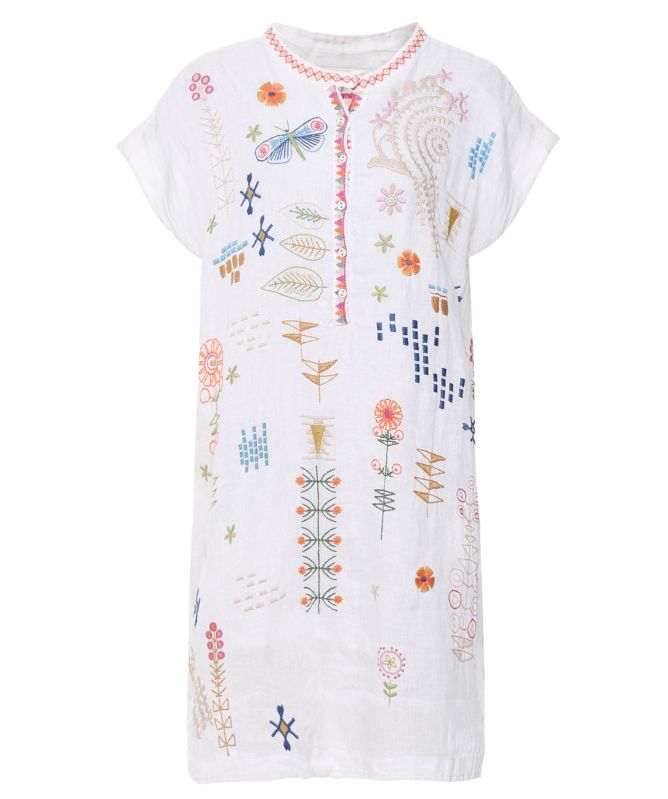 Johnny Was Elektra Linen Dress