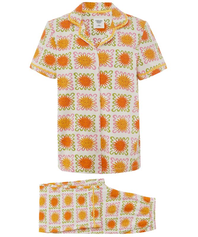 Chelsea Peers Sunshine Tile Print Long Pyjamas