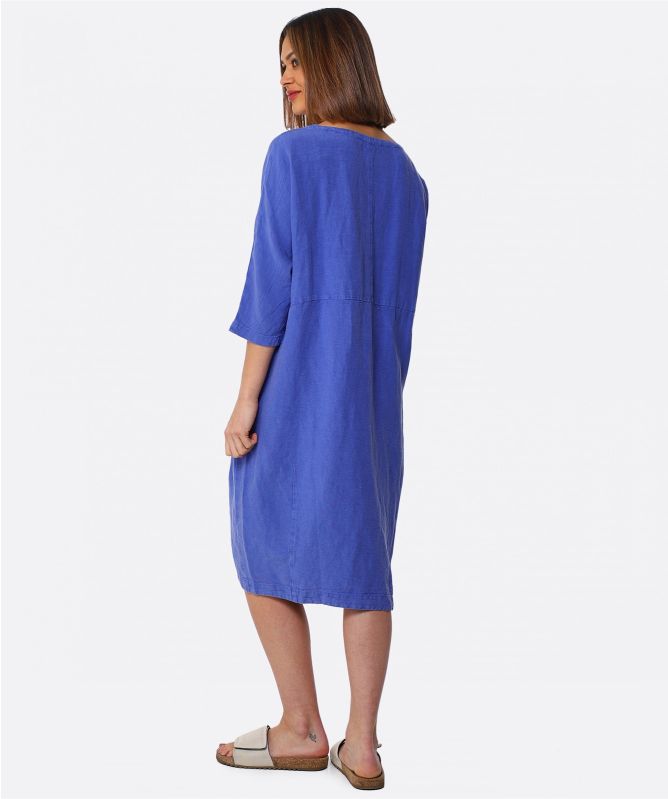 ISCHIKO Fanka Linen Dress