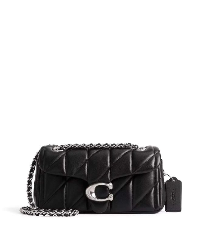 Coach Black Tabby Shoulder Bag 20 With Quilting
