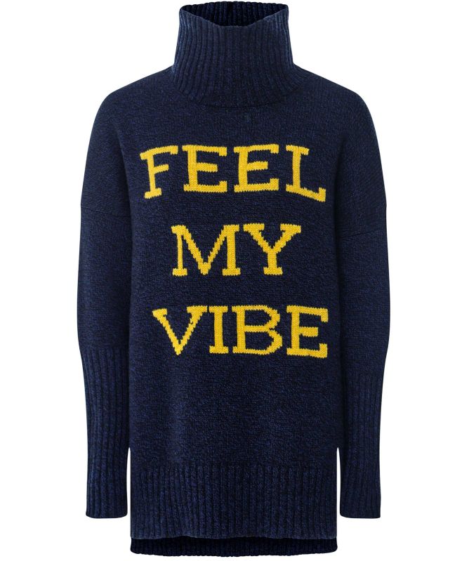 Eddy and Ivy Feel My Vibe Merino Cashmere Jumper