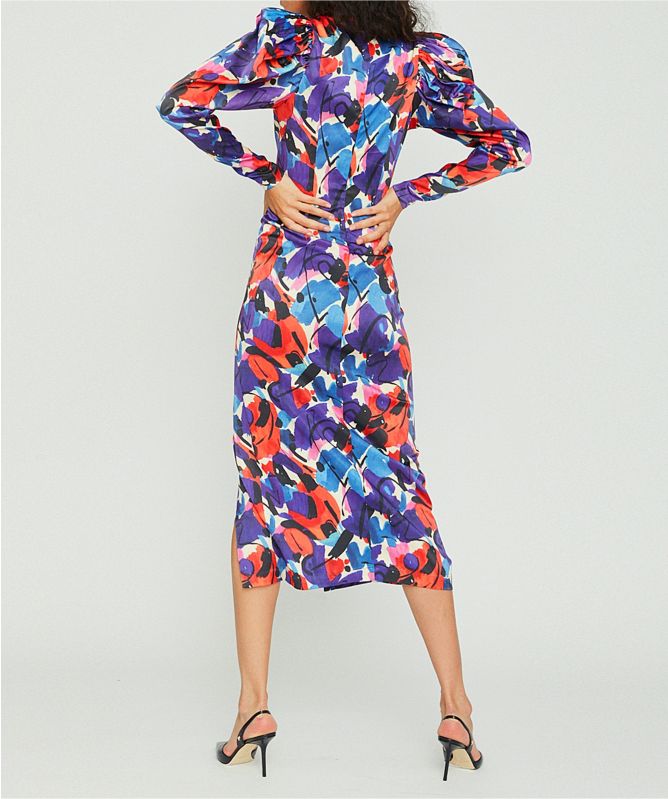 ROTATE Theresa Midi Dress