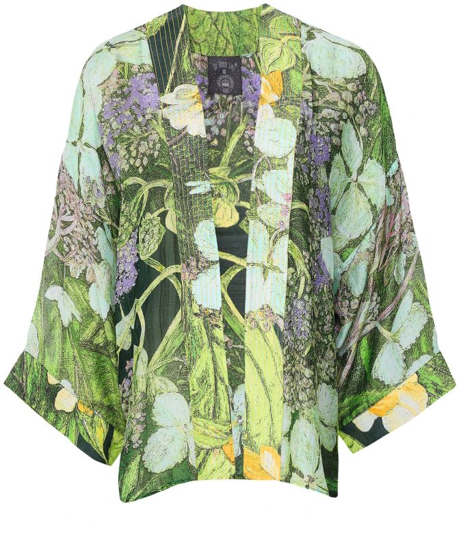 One Hundred Stars Marianne North Hydrangea Kimono