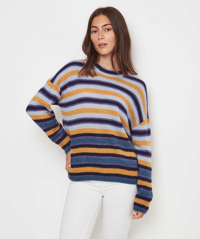 Paul Smith Mohair Mix Stripe Jumper
