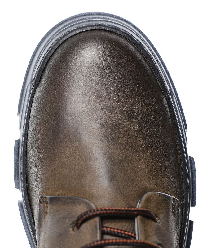 Lofina Lace Up Leather Boots