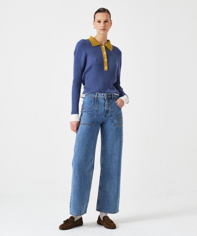 Seventy + Mochi Eden Wide Leg Jeans