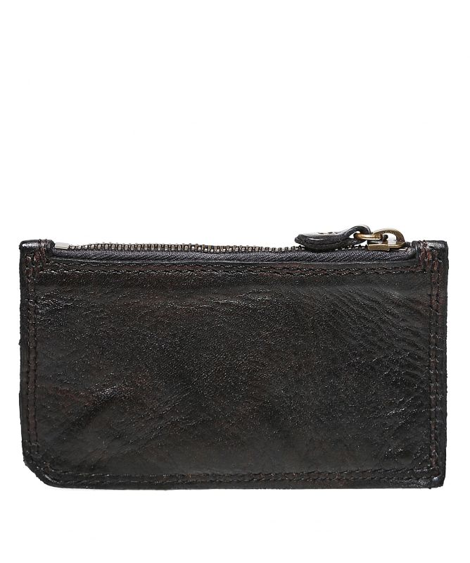 Campomaggi Leather Zip Card Holder