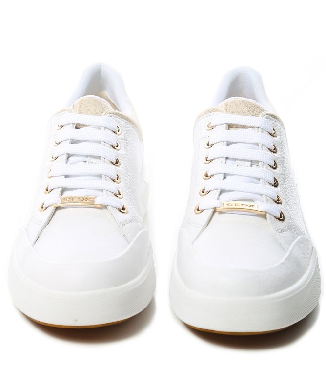 Geox Dayla Low Top Leather Trainers