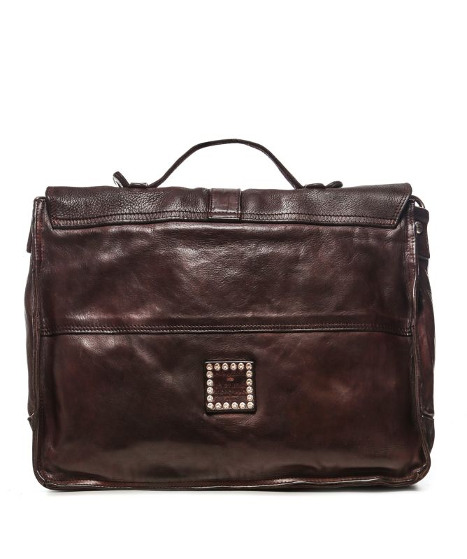 Campomaggi Brown Leather Briefcase Jules B