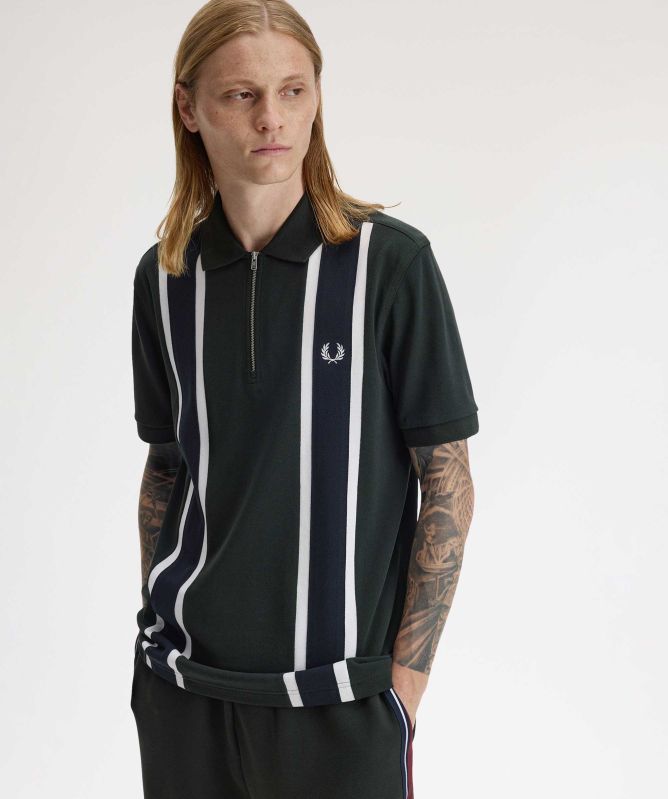 Fred Perry Tramline Zip Polo