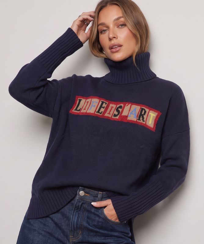 Eddy and Ivy Art Merino Cashmere Jumper