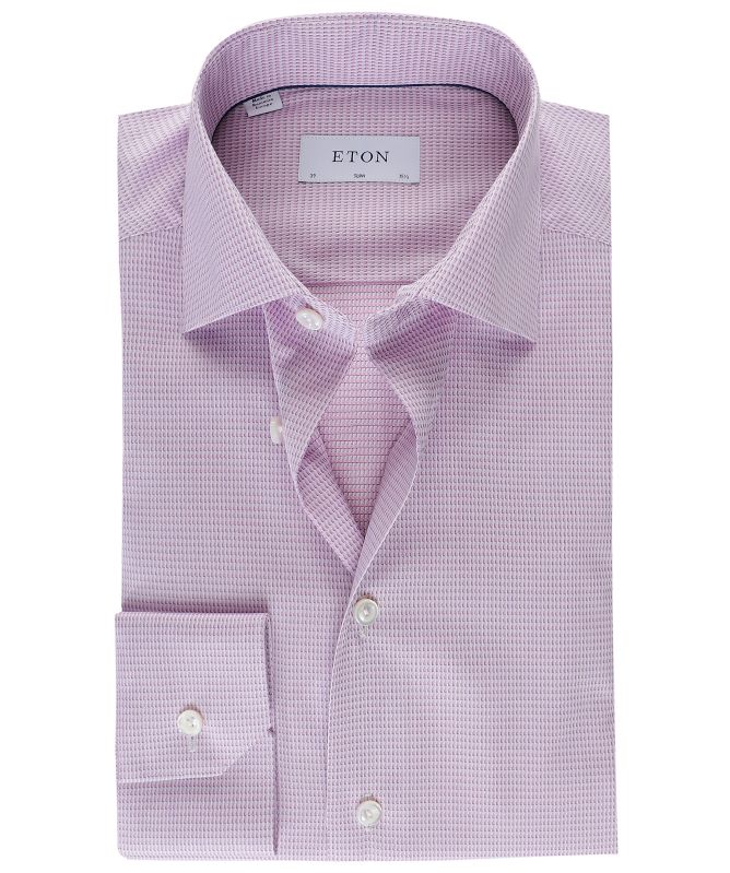 Eton Slim Fit Geometric Shirt