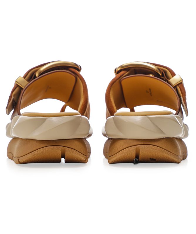 4CCCCEES Mellow Glow Soft Brown Sandals