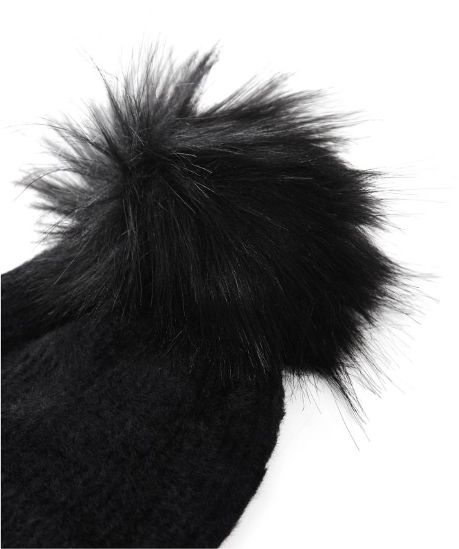 Rino and Pelle Caso Faux Fur Bobble Hat