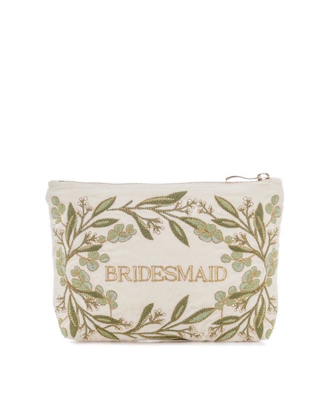 Elizabeth Scarlett Olive Branch Bridesmaid Mini Pouch | Jules B