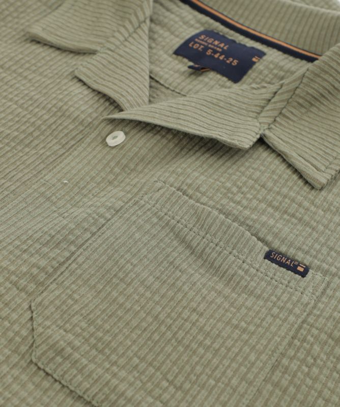 Signal Textured Camp Collar Polo