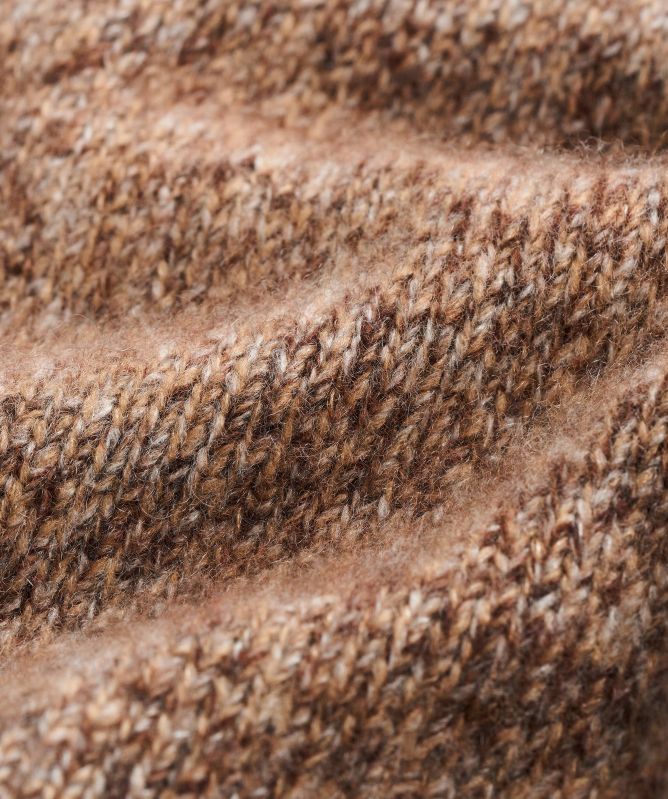 Soft Goat Marled Relaxed Fit Turtleneck Jumper