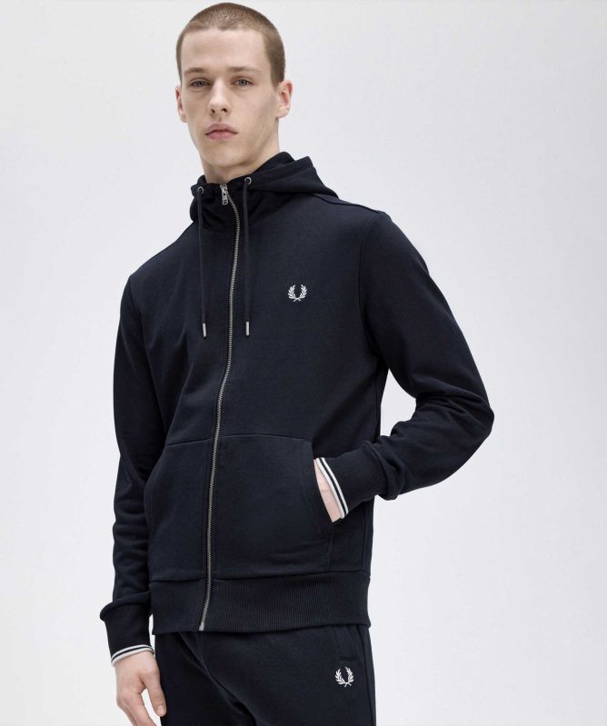Fred Perry Zip-Through Hooded Sweatshirt
