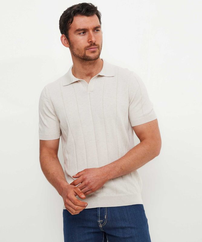 Gran Sasso Red Cotton Polo Shirt main image 1