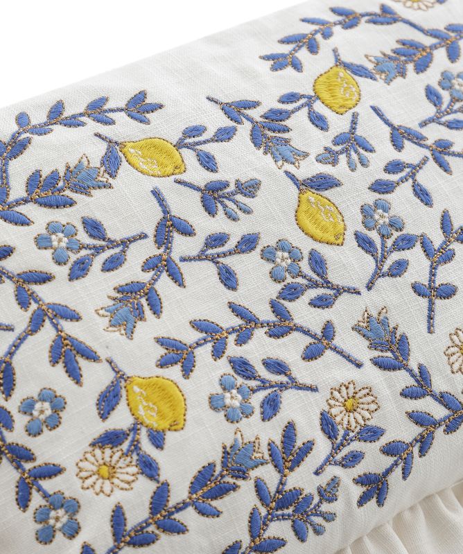 Elizabeth Scarlett Lemon Garden Frill Pouch