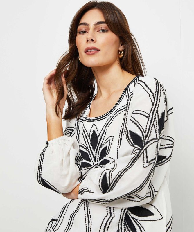 Scarlett Poppies Spirit Embroidered Mini Dress