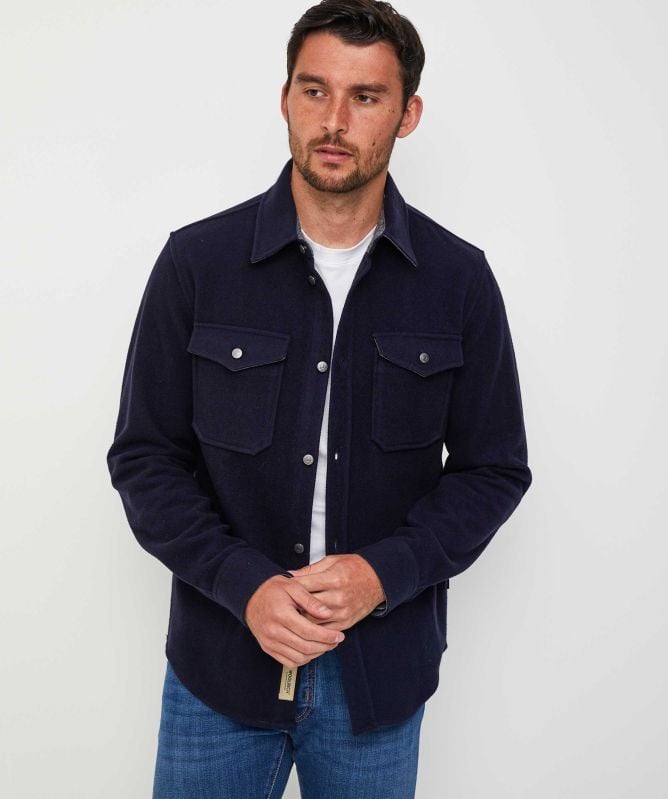 WOOLRICH ネイビー ALASKAN WL OVERSHIRT S WOOLRICH ネイビー ALASKAN WL OVERSHIRT S（WOOLRICH – TIME