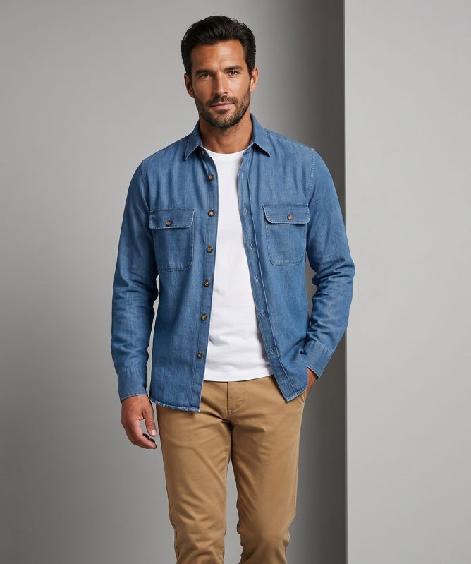Jules B Cotton Pocket Shirt