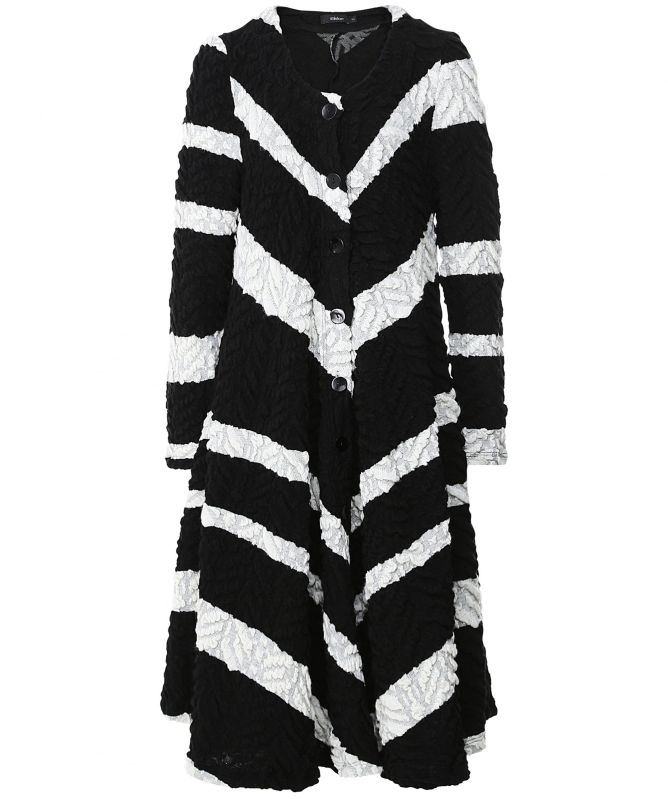 Ralston Celia Textured Stripe Coat