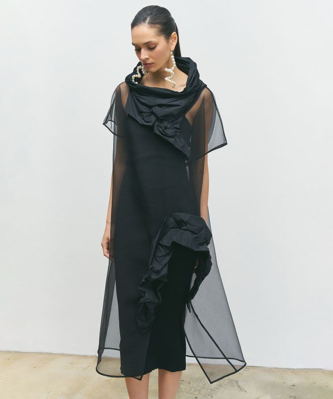 Bize Sheer Organza Tunic